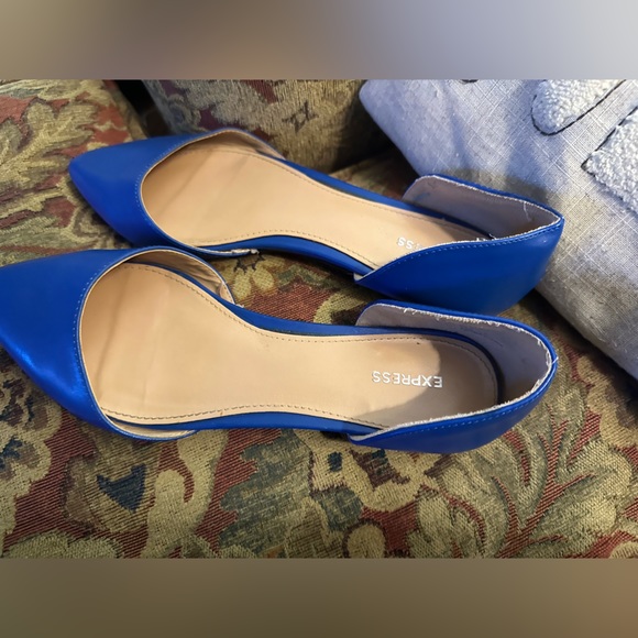 5 for $25- Express Blue Shoes- size 7 - Picture 14 of 16